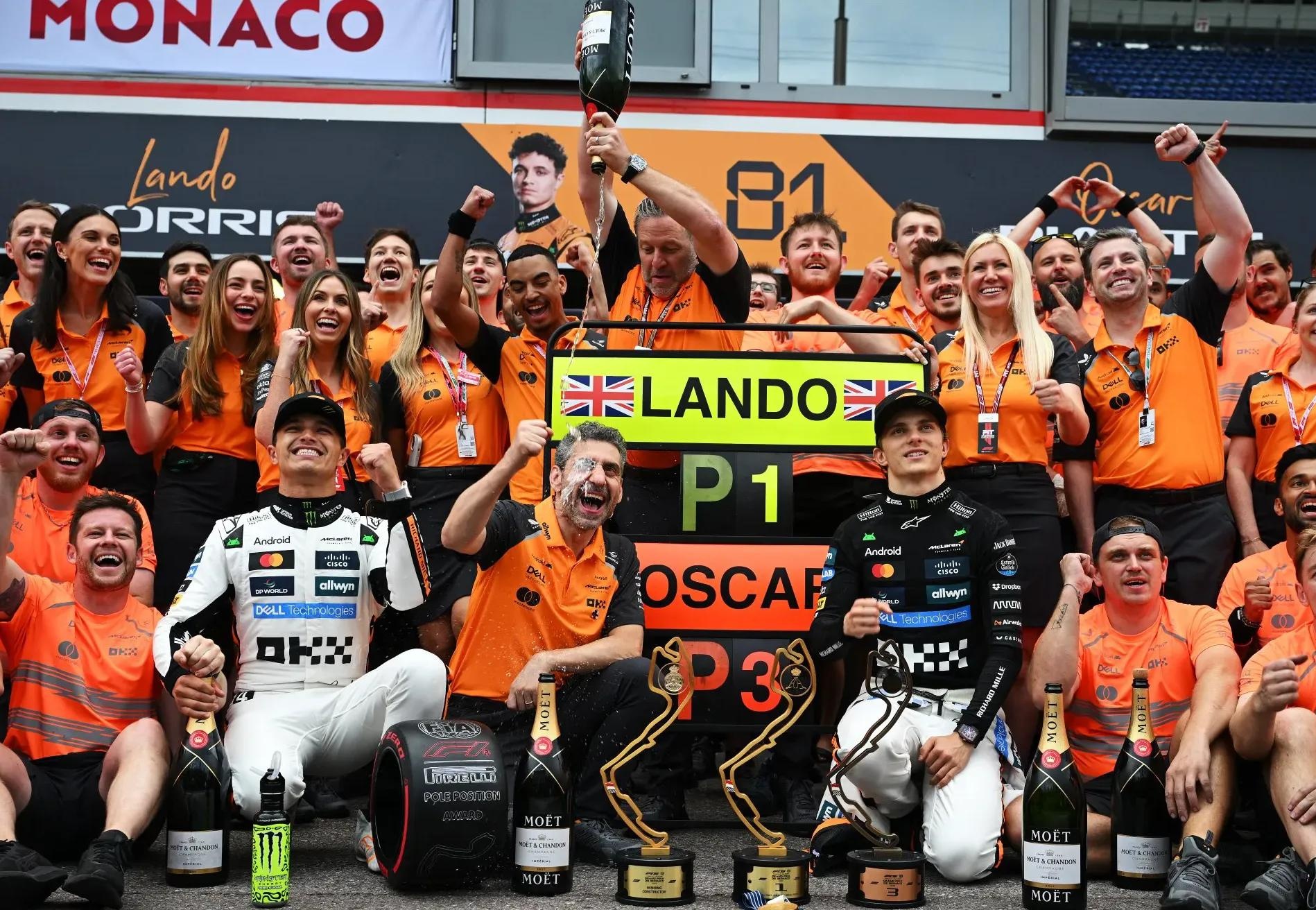 雷诺车队险胜法拉利,诺里斯刷新纪录 雷诺车队险胜法拉利,诺里斯刷新纪录